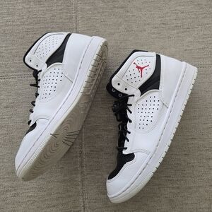 Jordan Access Red Jumpman Black & White High Top Sneakers
